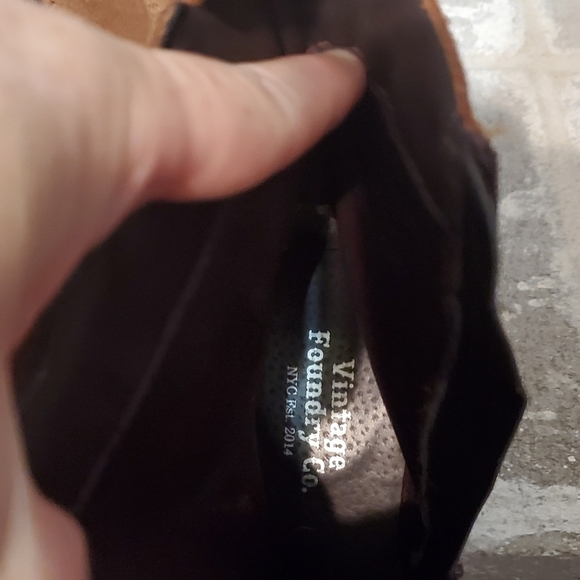 Foundry Co Boots Womens ankle size 8 brown Leather upper Vintage - Picture 11 of 12